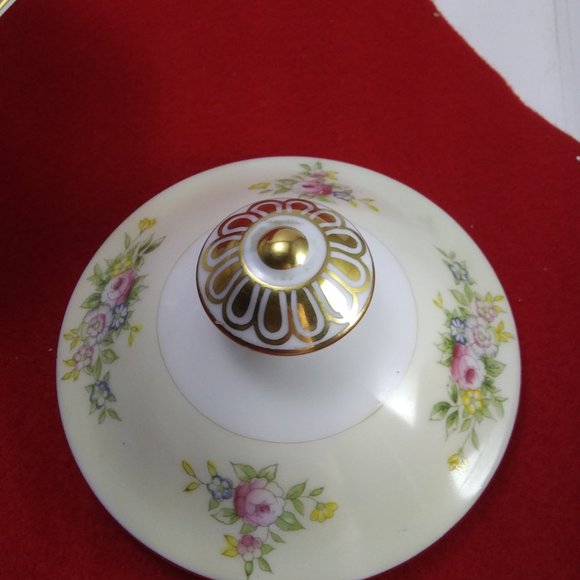 Meito Made in Japan covered sugar bowl. trinket - Picture 5 of 13